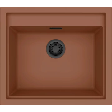 ELLECI - Mosogatótálca Sintesi 105 K83 Clay fekete tartozékokkal