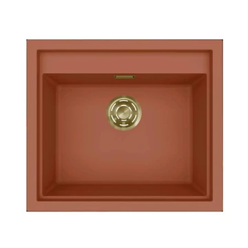 ELLECI - Mosogatótálca Sintesi 105 K83 Clay arany tartozékokkal