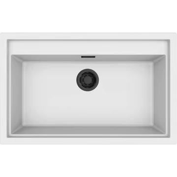 ELLECI - Mosogatótálca Sintesi 130 K96 White fekete tartozékokkal