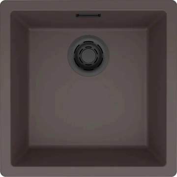 ELLECI - Mosogatótálca Zen 102 K87 Cocoa fekete tartozékokkal