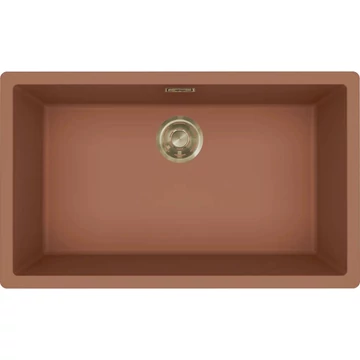 ELLECI - Mosogatótálca Zen-F 130 K83 Clay arany tartozékokkal