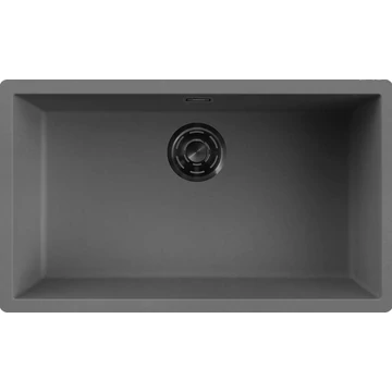 ELLECI - Mosogatótálca Zen-F 130 K99 Concrete fekete tartozékokkal