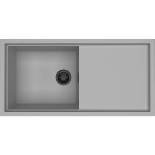 ELLECI - Mosogatótálca Sintesi 480 K97 Light Grey fekete tartozékokkal - A készlet erejéig rendelhető!