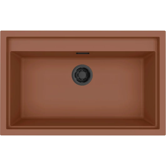 ELLECI - Mosogatótálca Sintesi 130 K83 Clay fekete tartozékokkal