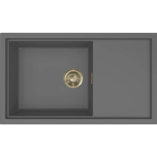 ELLECI - Mosogatótálca Sintesi 410 K99 Concrete arany tartozékokkal