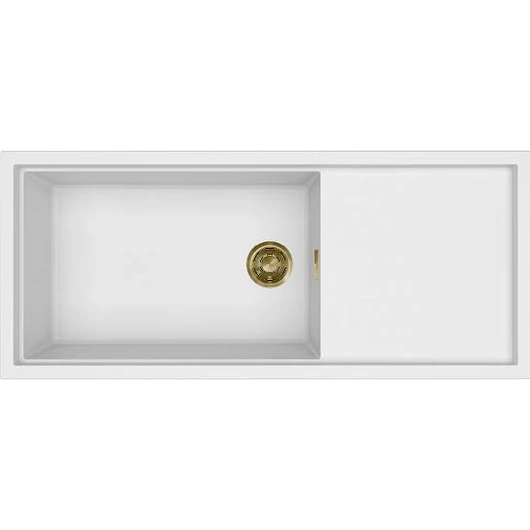 ELLECI - Mosogatótálca Sintesi 510 K96 White arany tartozékokkal