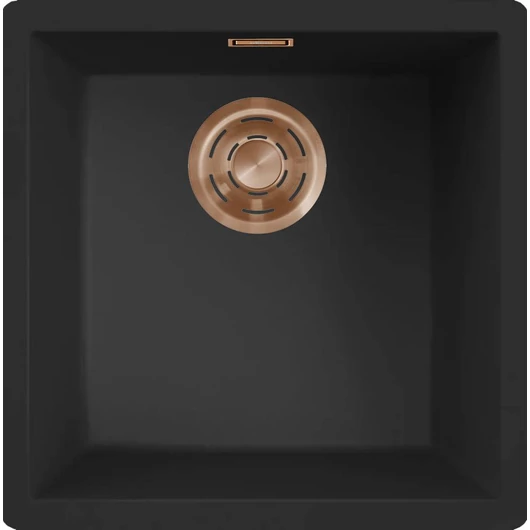 ELLECI - Mosogatótálca Zen-F 102 K86 Black bronz tartozékokkal