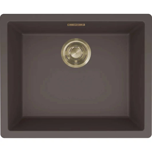 ELLECI - Mosogatótálca Zen-F 105 K87 Cocoa arany tartozékokkal