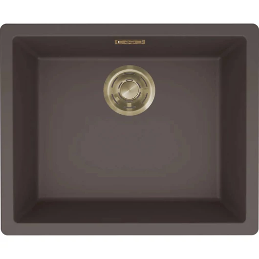 ELLECI - Mosogatótálca Zen 105 K87 Cocoa arany tartozékokkal