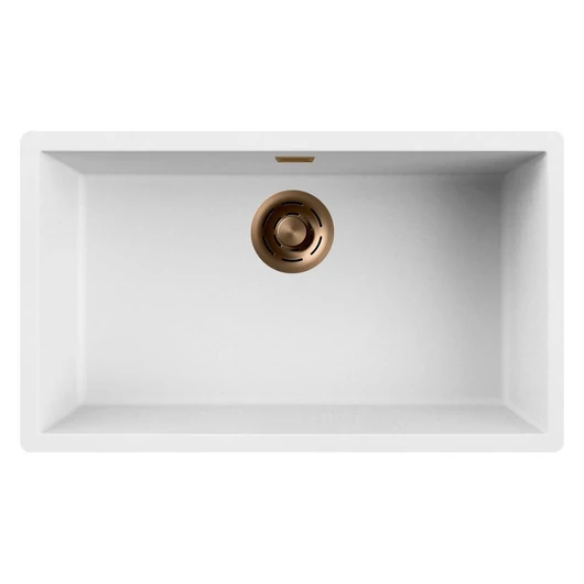 ELLECI - Mosogatótálca Zen-F 130 K96 White bronz tartozékokkal