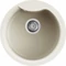 Elleci Ego ROUND gránit mosogatótálca - G62 Bianco Antico