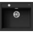 Kép 1/2 - Elleci Best 105 Workstation AUTOMATA kerámia mosogatótálca - automata dugókiemelővel - K86 Black