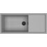 Kép 1/2 - Elleci Sintesi 510 kerámia mosogatótálca fekete tartozékokkal - K97 Light Grey