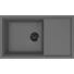 Kép 1/2 - ELLECI - Mosogatótálca Sintesi 410 K99 Concrete fekete tartozékokkal